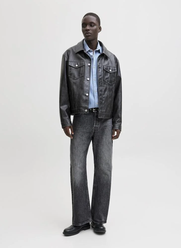 JACK & JONES  Casual Denim Regular Fit Shirt for Men | Best Price UAE